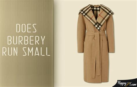 do burberry shirts run small